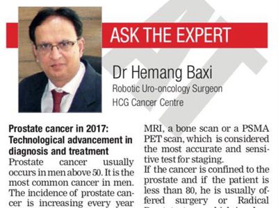 Dr. Hemang Bakshi Article - Ask the Expert