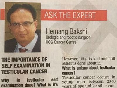 Dr. Hemang Bakshi Article - Ask the Expert